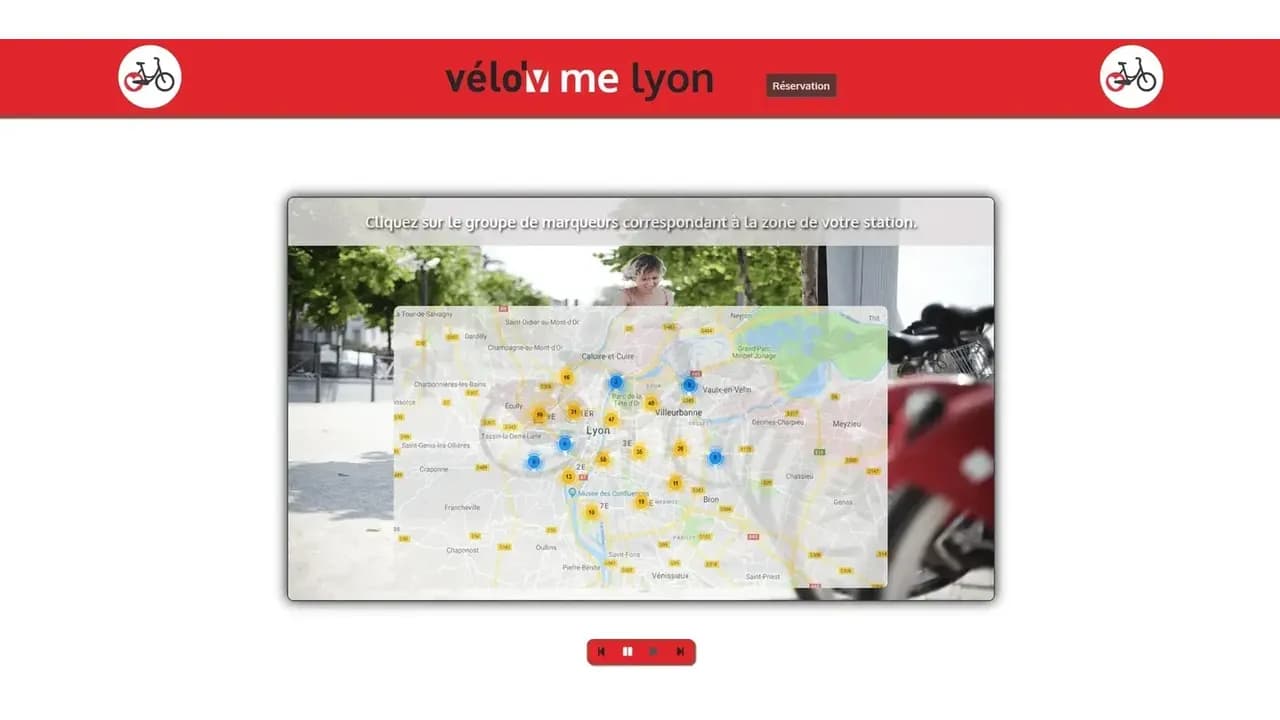 Miniature du projet Velo'v Me Lyon réalisé par Sandrine Alcazar